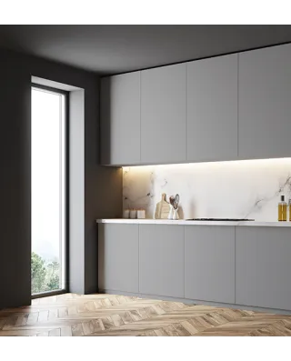 Akrilik Mat Panel - Mat Açık Gri