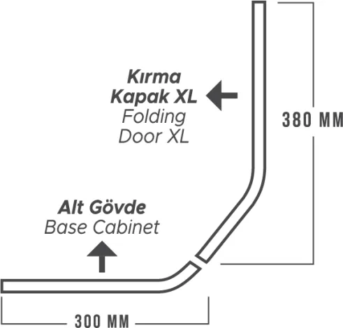Kontrplak Laminat Panel Bombeli Kapak Bileşenleri - Krma Kapak XL